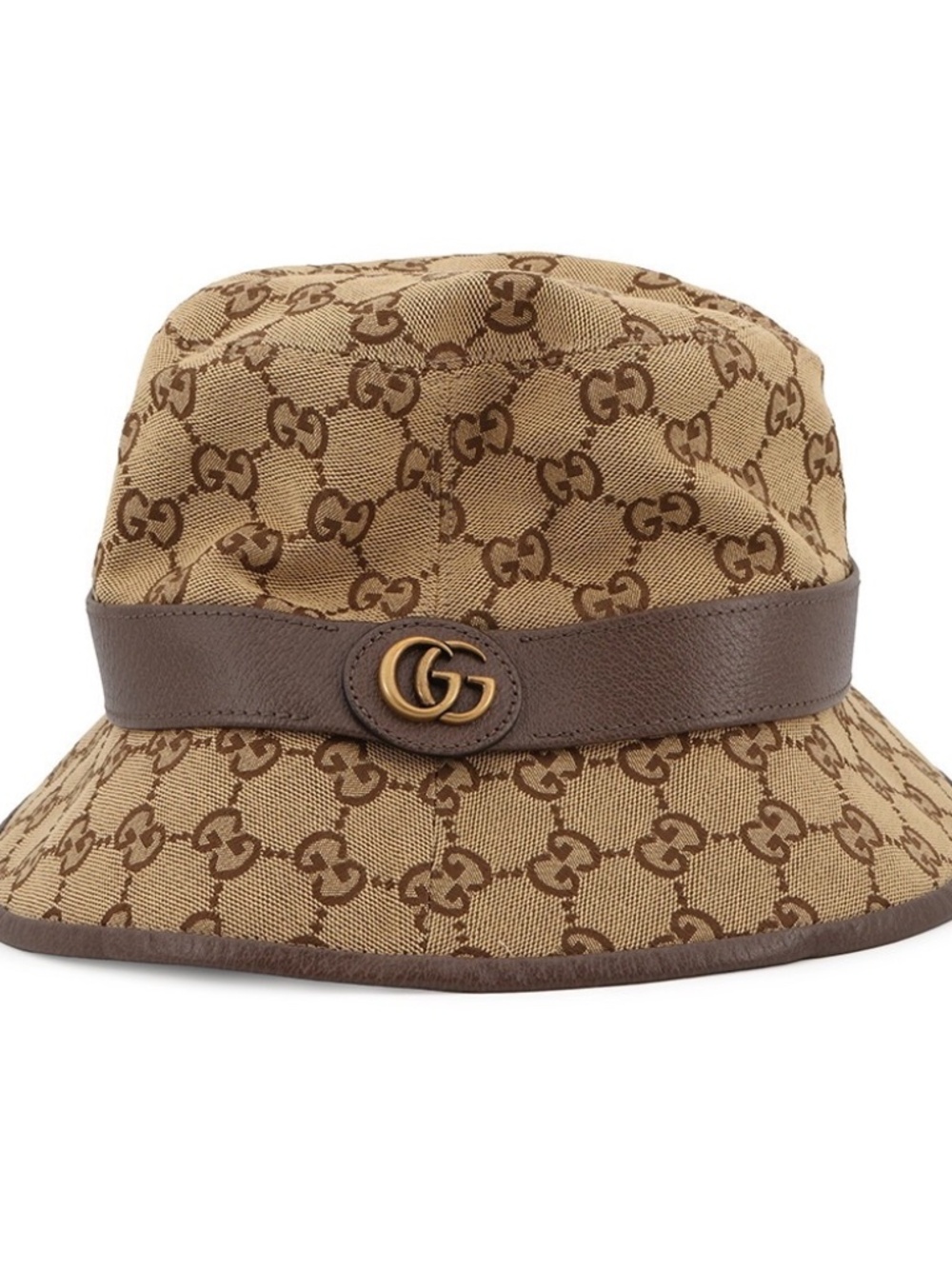GUCCI GG Canvas Fedora Hat Size M - Picture 2 of 8